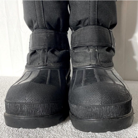 Vintage Kamik Black Limited Edition Embroidered Insulated Winter Boots 9 - Picture 11 of 13